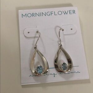 Sterling Silver Teardrop Earrings